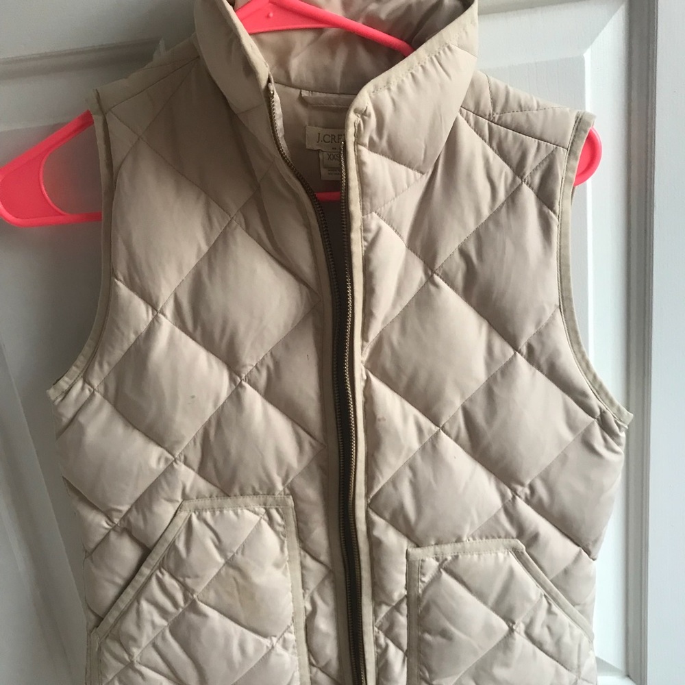 J crew quilted vest